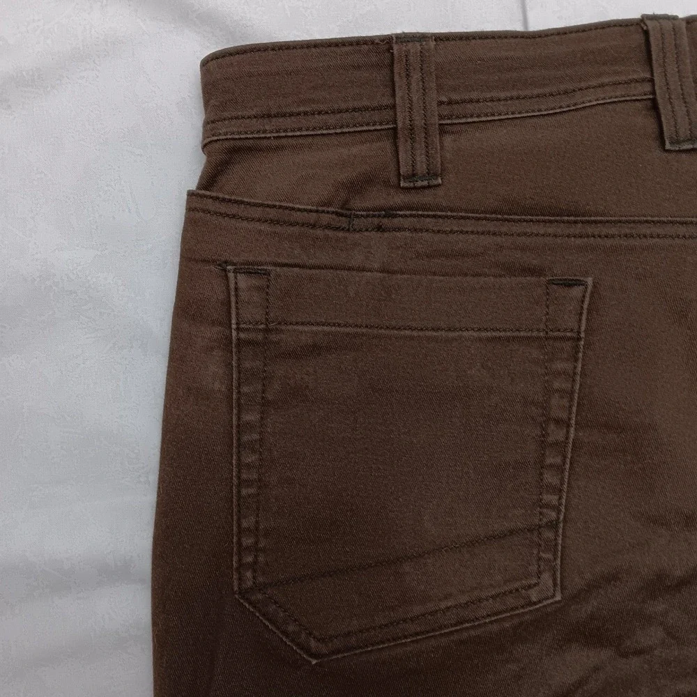 5.11 Tactical Defender-Flex Slim Pants 34x30 Brown Stretch (Measures 36x29.5)